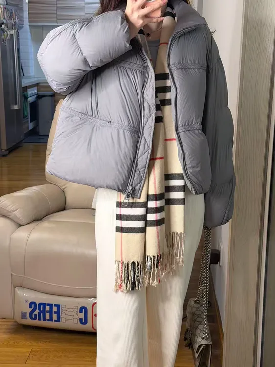 莱多蜜90白鹅绒羽绒服面包服休闲通勤时尚女款短款百搭保暖加厚