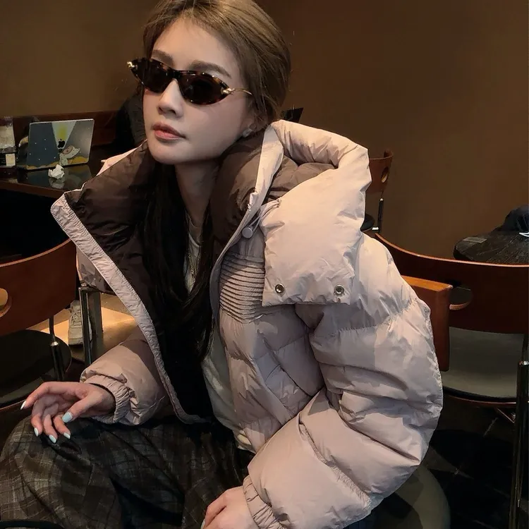 MMEKOR“雪团子”羽绒服2025新款秋款活力常青藤时髦外套 30883