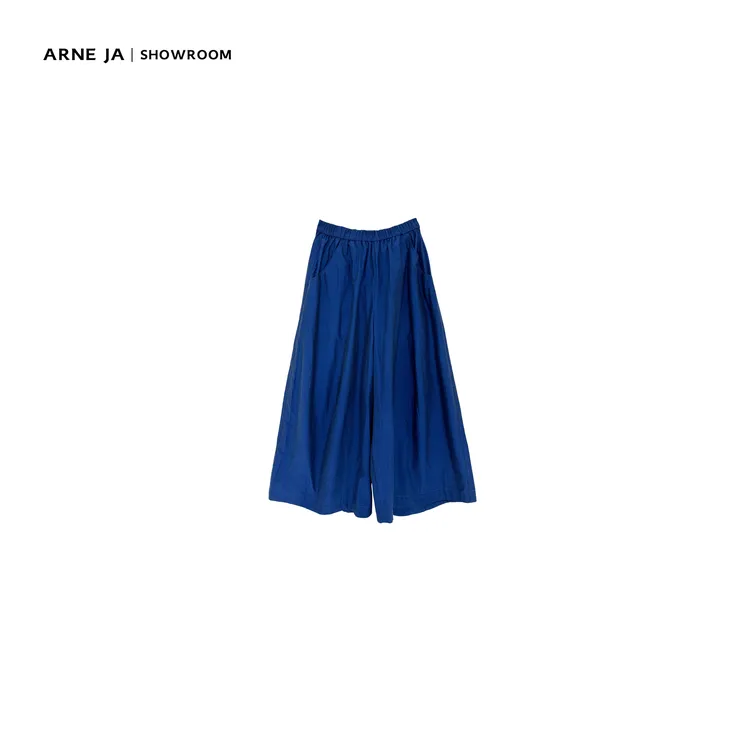 ARNE JA｜“轮廓美学”弧型剪裁进口匹马棉高密色织廓形山本裤A8781
