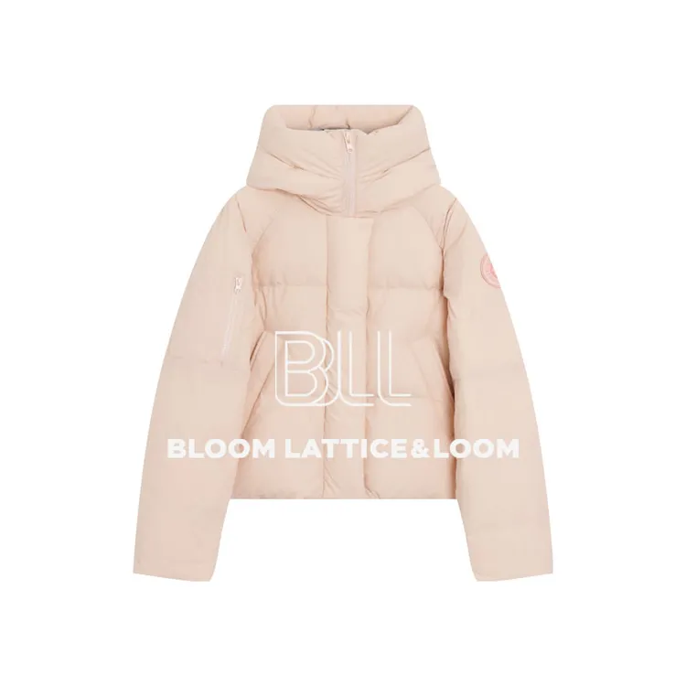 PCNY「温柔裸粉」不理理秋季新款小众女装时尚甜美风短款羽绒外套