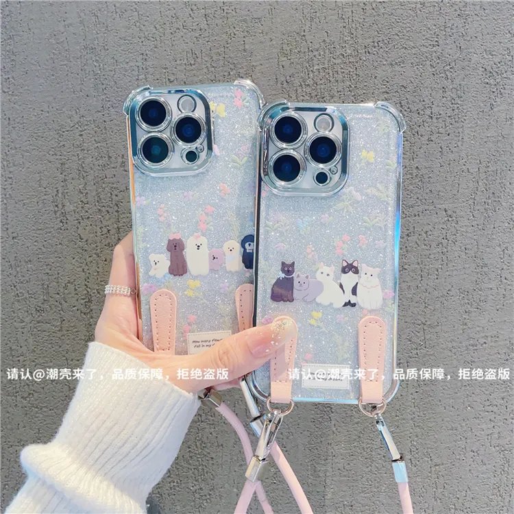6D四角防摔壳适用苹果16/iPhone/华为荣耀/OPPO/VIVO小米手机壳潮