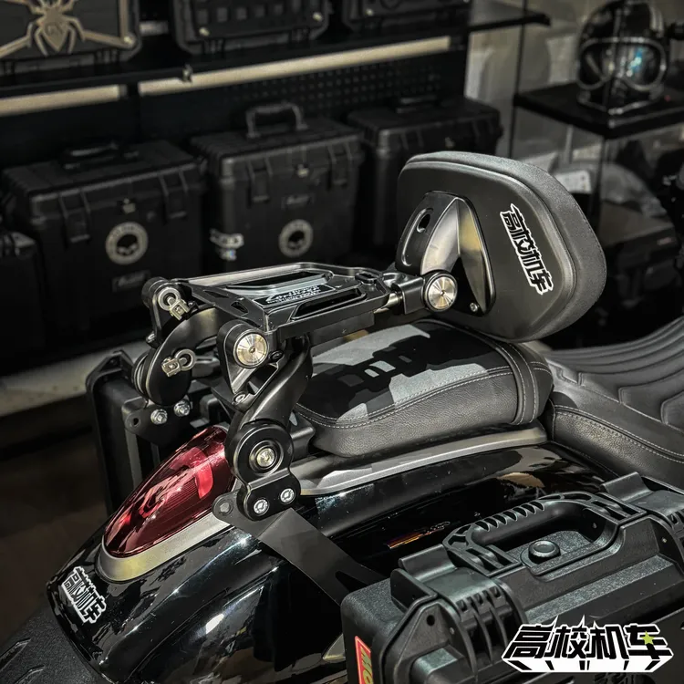 复古巡航通用靠背-CU625CU525折叠靠背-摩托车靠背