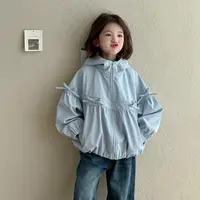 女童秋季外套2025新款洋气童装小女孩秋季防风儿童冲锋衣Q13957