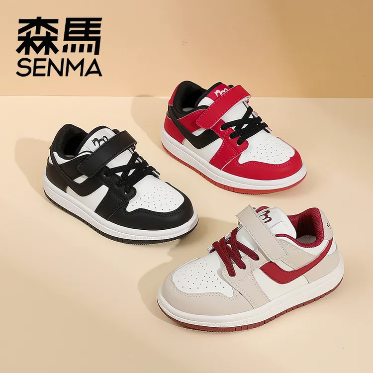 SENMA/森马秋季儿童板鞋休闲中大男女童运动小白鞋200110007