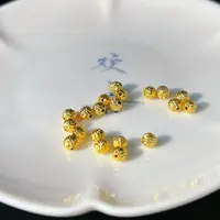 18k金 4mm莲花珠配件 3997  多样性发一件