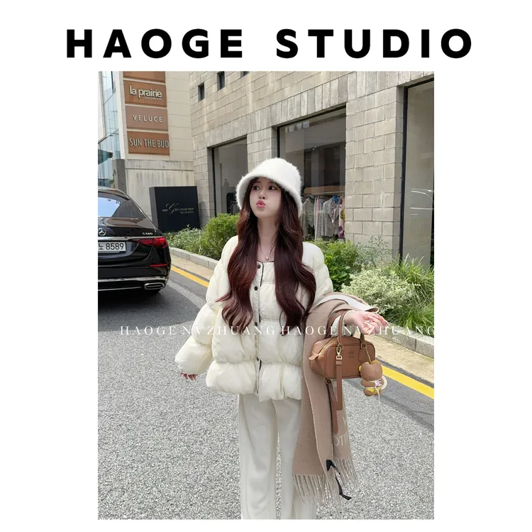 浩哥严选●私服限定HGX5YRF2607A白鸭绒羽绒服预时尚保暖小众设计