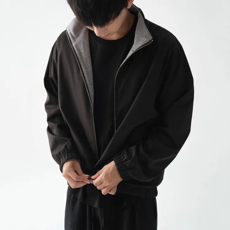 haonanhuang 新贵风复古松弛感‌双面穿休闲保暖舒适立领夹克外套