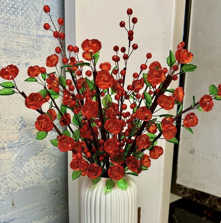 中桌红运玫瑰花手工DIY材料 包