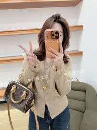 「轻暖不压身」北极绒拼接针织衫秋东新款小个子显瘦可打底上衣