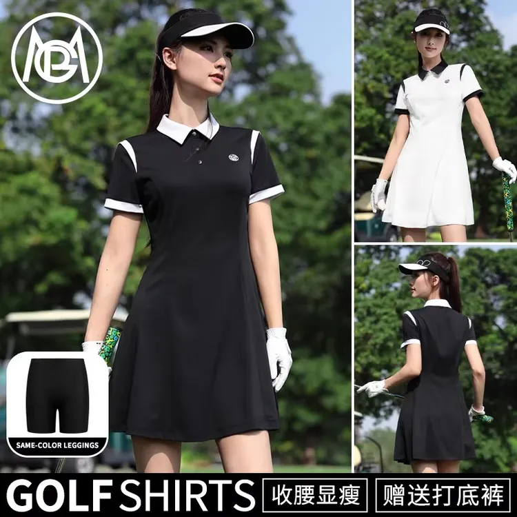 2026春夏高尔夫服装女短裙女装连衣裙女裙网球裙女士运动裙子套装