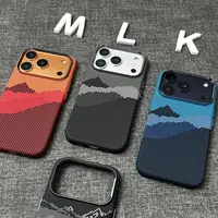 磁吸【高山流水】适用苹果iPhone17promax/12pro手机壳强磁裸机ins