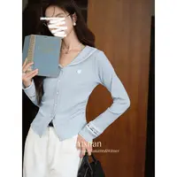 【清清】显瘦套头款保暖修身长袖针织衫L56993