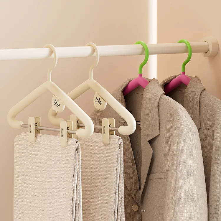 橱明星家用无痕衣裤一体衣架香薰挂衣架晾衣架服饰搭配整理架加厚