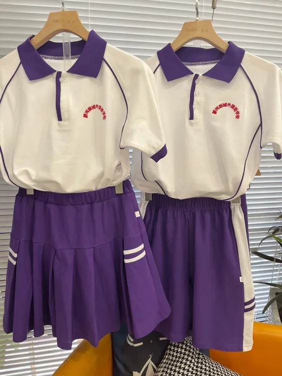 蓼河外国语夏季校服