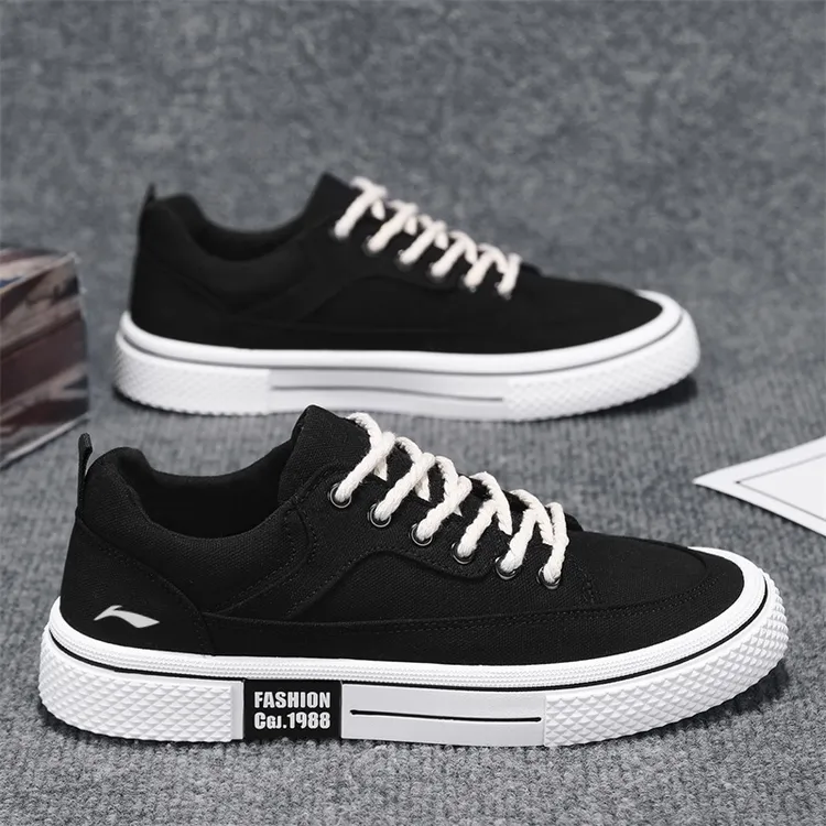 李宁联名SJBOB帆布鞋2025夏季男鞋百搭休闲运动板鞋潮透气韩版男