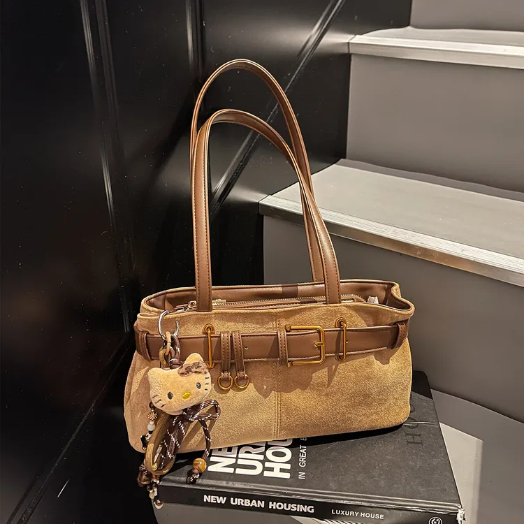 艾米兔 X COOLE女包2026新款流行简约复古通勤洋气质感单肩包商品图