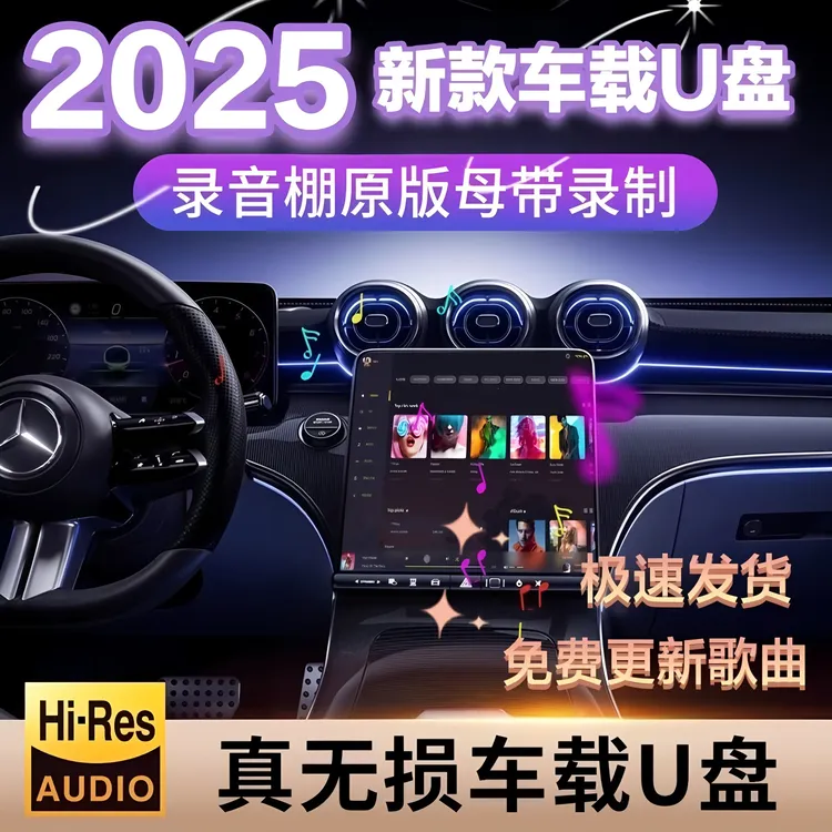 2025更新热歌车载音乐u盘抖音流行劲爆DJ经典新u盘音乐车载高音质