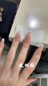 粉嘟嘟-壹心纯手工穿戴甲 美甲贴片可拆卸假指甲10片装