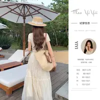 【里斯本情书】<中秋国庆大狂欢>气质重工针织短袖拼接蕾丝连衣裙