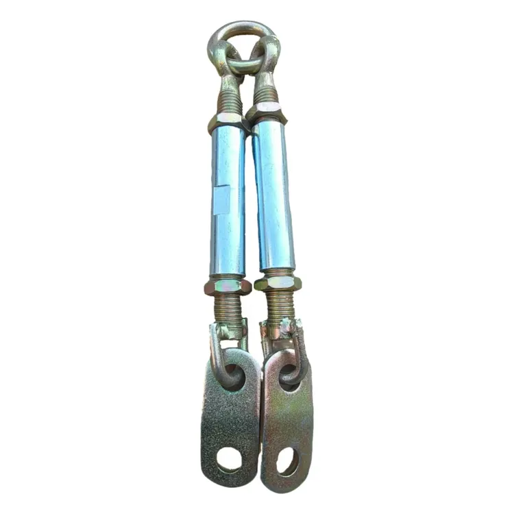 四轮车悬挂拉链液压悬挂用双节拉链纯钢小四轮通用款农用农具配件