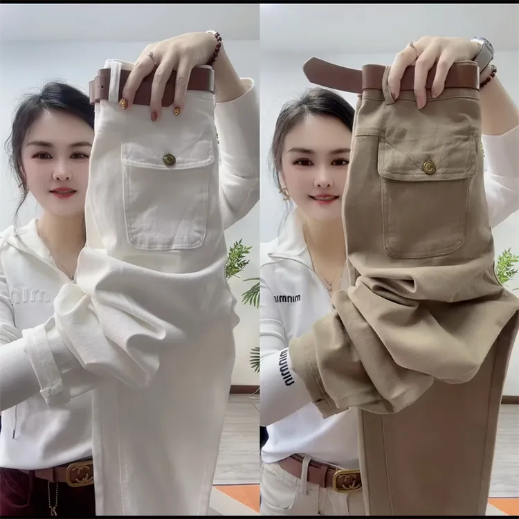 弹力春秋新款时尚休闲宽松哈伦裤小脚裤女高腰洋气