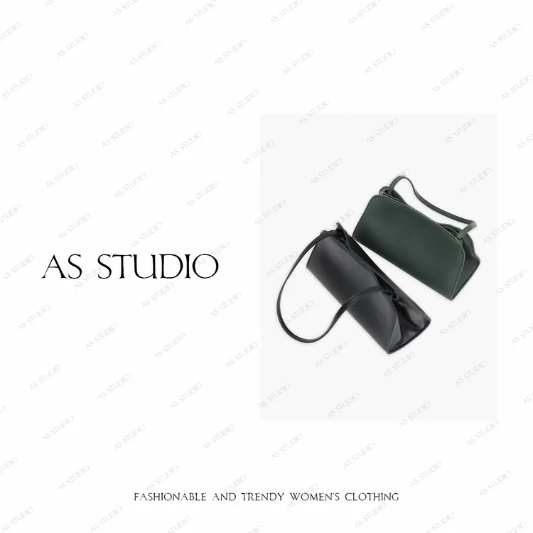 【AS TR包】25新纯色极简真皮百搭腋下手拎包AS25QB00424