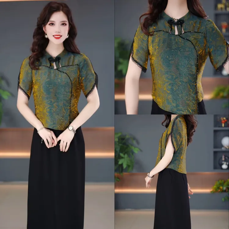 夏季新款连衣裙2025新款显瘦修身收腰韩版气质遮肚裙子MY25Y1557