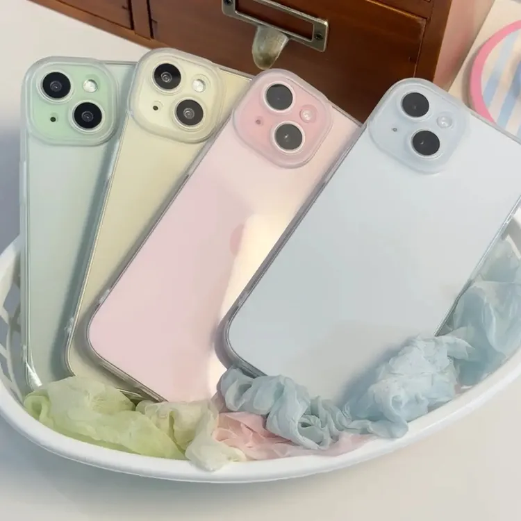 高级肤感透明适用于iPhone15Promax苹果Pro手机壳镜头全包16软套