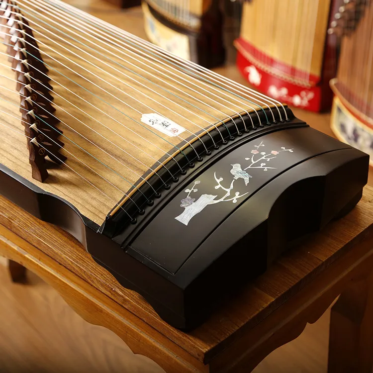 汉宫21弦迷你小古筝便携式成人儿童初学者入门演奏一米小古筝高端