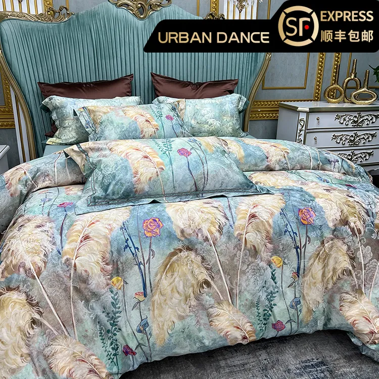 URBAN DANCE欧饰美数码印花家纺加厚四件套床单床上用品仲夏夜商品图