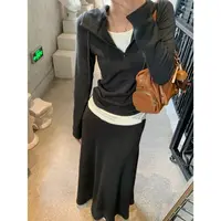 徐秋阳 银河系女孩 百搭时尚休闲设计感显瘦显白套装11836