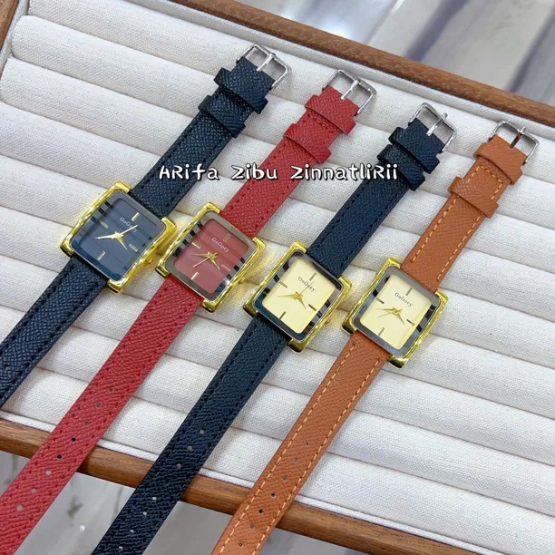 阿热发新款时尚百搭气质个性手表女士气质简约潮流情侣防水复古