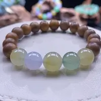 【闪购商品】沉香木手串翡翠多宝手串卡