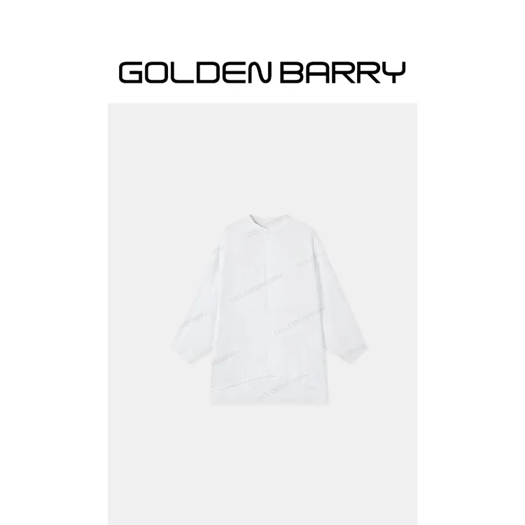 GOLDENBARRY阔型感长袖衬衫216006