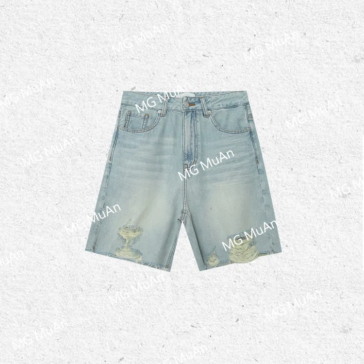 【模范生中裤】MUAN定制宽松百搭高级简约中裤短裤阔腿裤女DG-81019