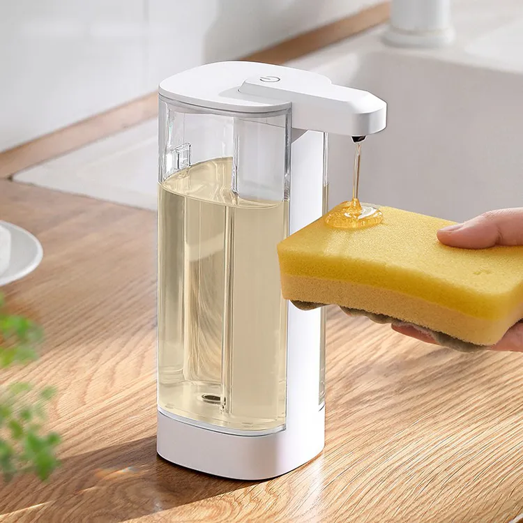全自动智能感应厨房洗洁精出液机沐浴露洗发水洗手液机台置式塑料