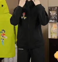 【劉發發】K079【小女警外套冲锋衣】新款百搭时尚显瘦加绒连帽冲锋衣