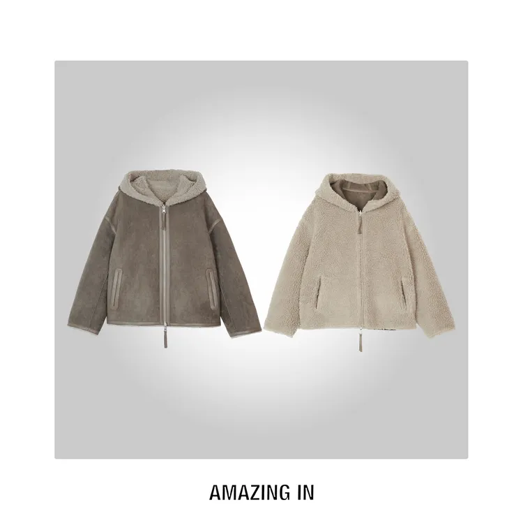 AMAZING IN | 1oo%绵羊毛 | 两面穿羊毛外套 A251209-AI5CDFU1870