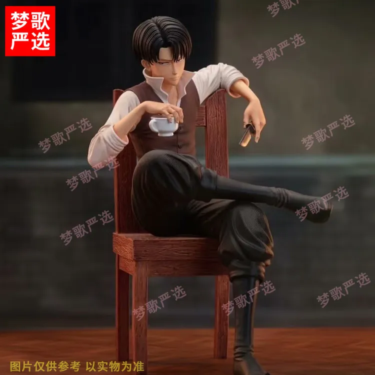 【梦歌精品】19cm兵长队长进击的巨人动漫潮玩周边GK手办模型摆件