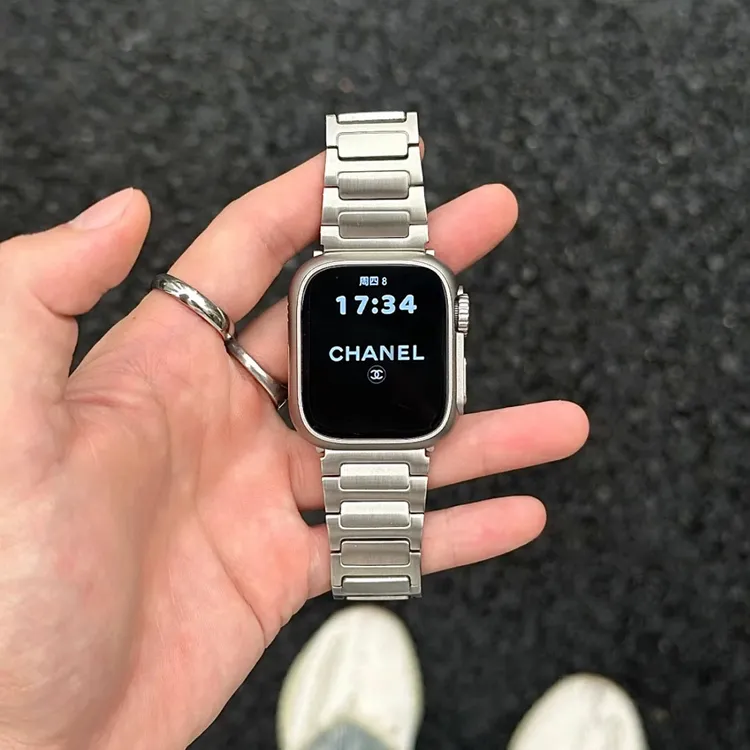 适用红米watch6工字扣不锈钢秒变ultra壳PC防摔防划壳膜保护腕带