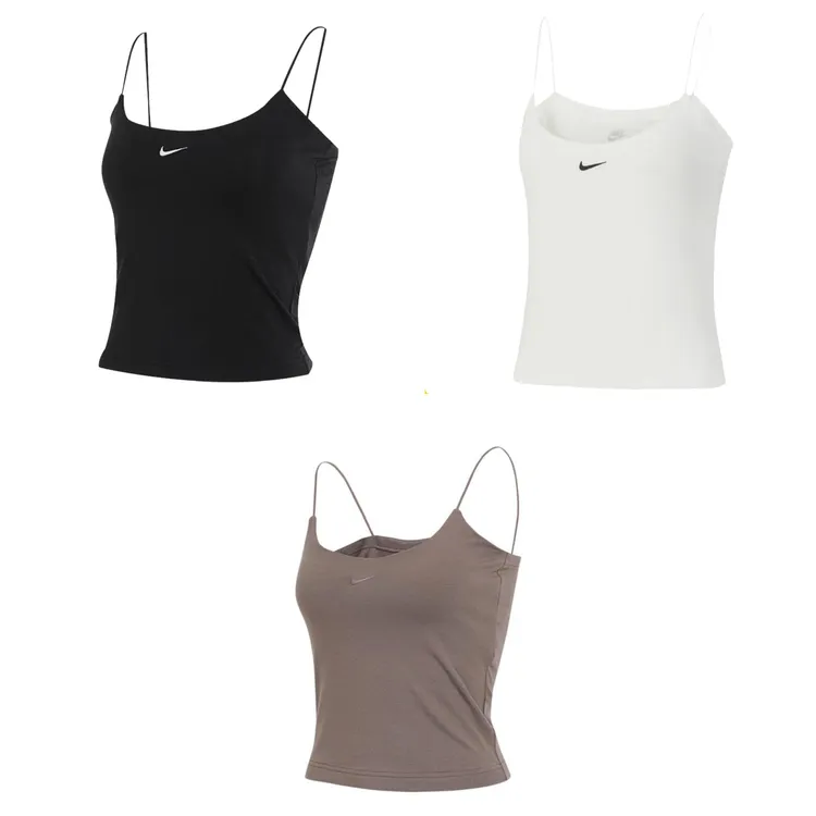 NIKE耐克女子AS W NSW NK CHLL KNT CAMI吊带背心FN3686-010