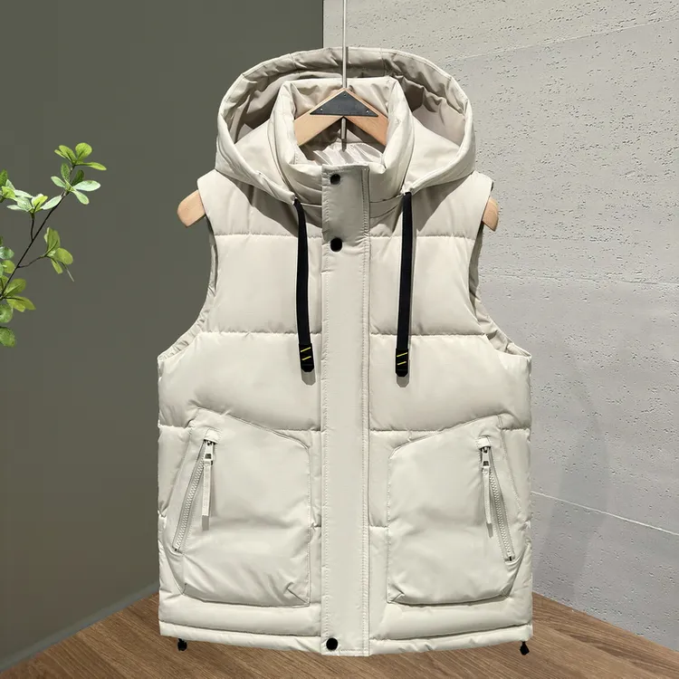 潮牌棉马甲男秋冬新款休闲背心坎肩冬季保暖马夹大码加厚潮流外套