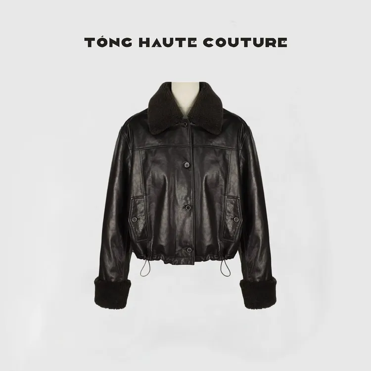 【若黎】冬季新国标90白鹅绒+绵羊皮时尚高级感羽绒服 YW550