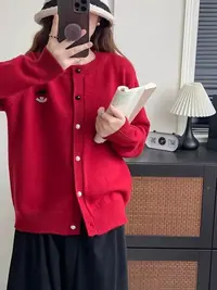 针织长袖针织衫秋冬休闲大码圆领毛衣衫----2438