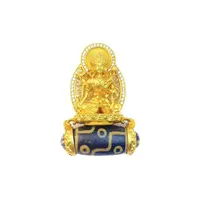 观音复古珠珠玛瑙吊坠Y1371X合金