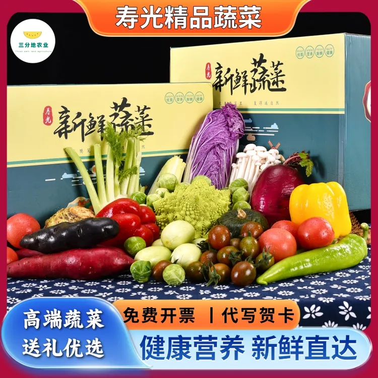 山东寿光新鲜蔬菜组合混合礼盒大礼包当季套菜特色蔬菜节日送礼