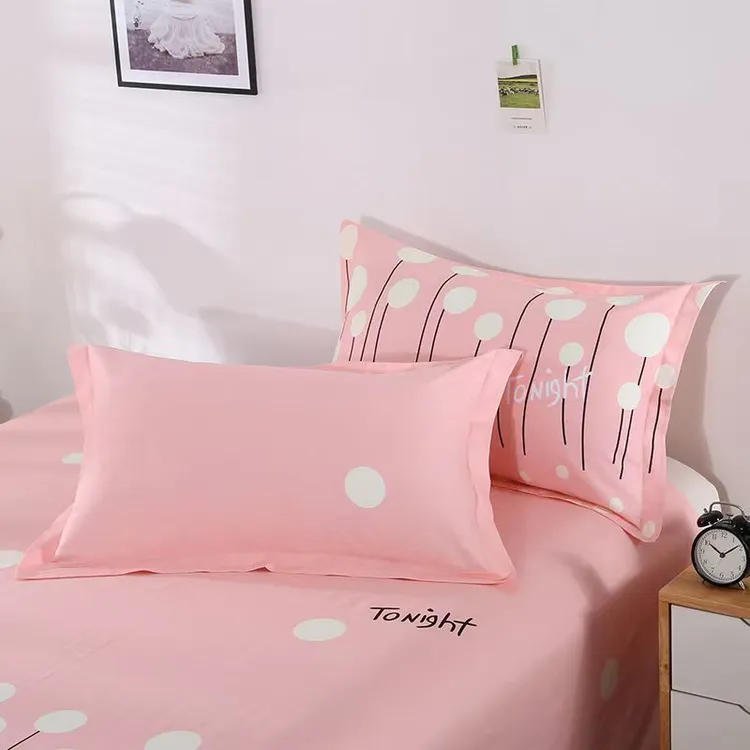 枕头套纯棉枕套全棉枕芯套枕皮单人成人四季家用简约印花