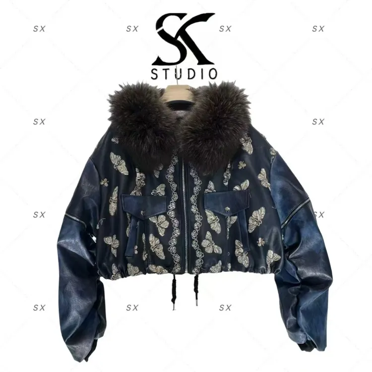 【貂中贵族】9141轻奢女款时尚上衣（貉子毛）SXZY-2502