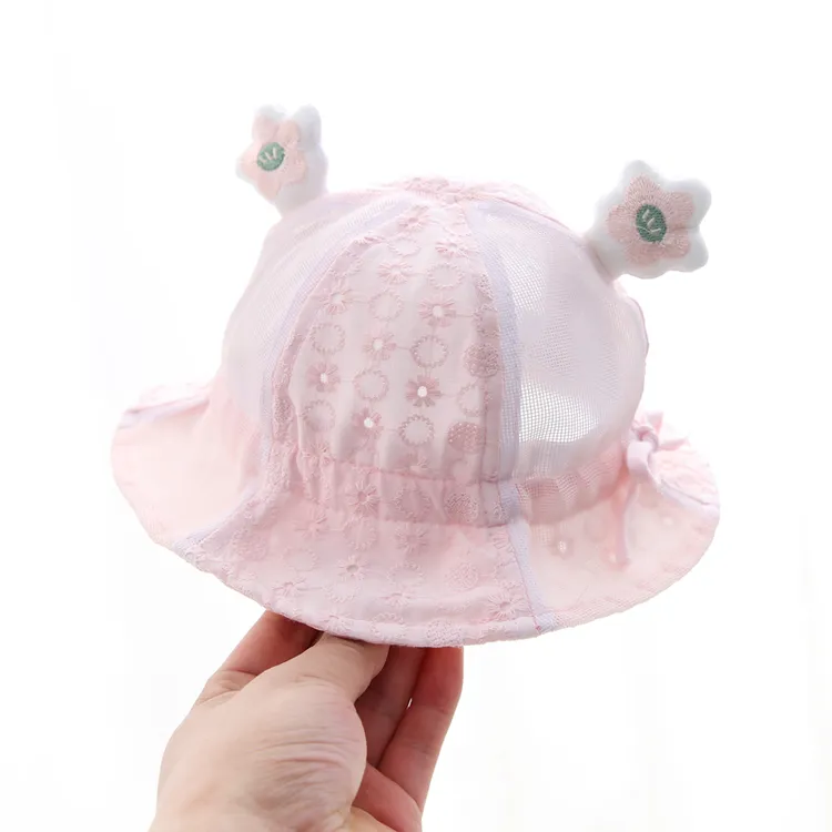 XINGDUOXIONG/星朵熊婴儿帽子夏季女宝宝薄款防晒帽遮阳帽婴幼儿