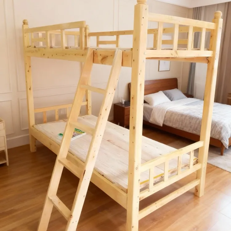 实木上下床双层高低床母子床成人学生宿舍寝室两层床架
